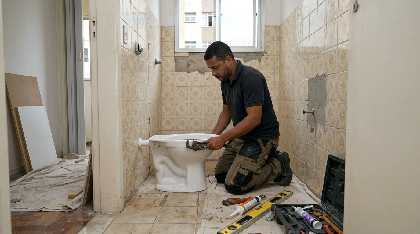 Reforço de vedação sanitária em Osasco-SP